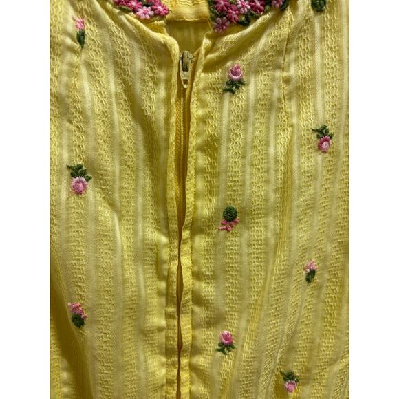 Vintage style Yellow Cottagecore Prairie Maxi no sz tag Bridgerton Girlycore - Picture 7 of 10